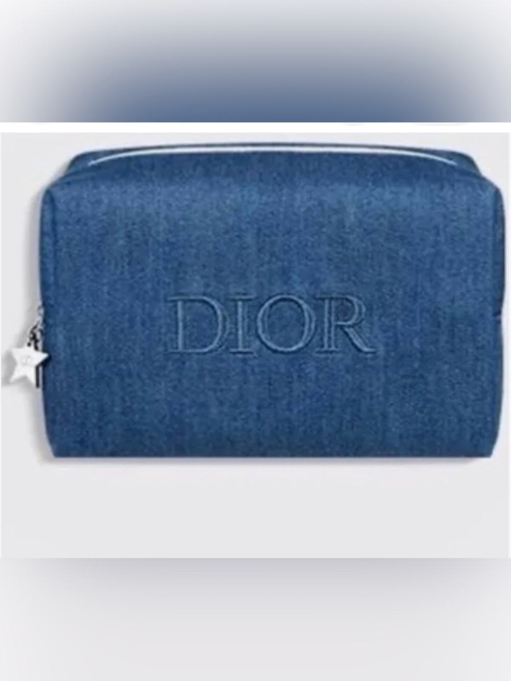 Dior Denim Limited Edition Cosmetic Bag (NEW)